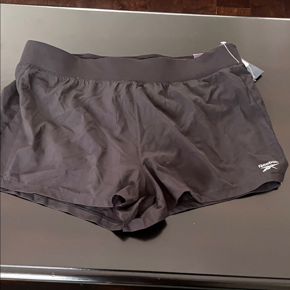 Reebok Women's Dark Gray Athletic Shorts